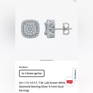 1/3 ct t.w diamond earrings